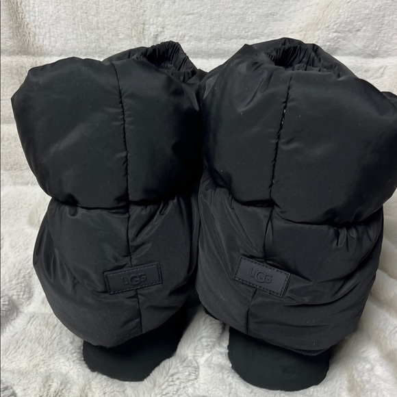 UGG Black Mini Dipper Puffer Boots - Picture 5 of 7